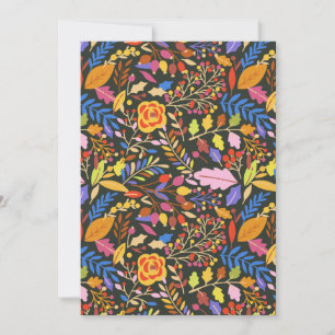 Cartes Pour Fêtes Annuelles Vintage Rustique Automne Jardin botanique d'automn