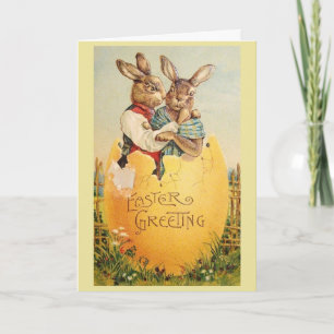 Cartes Pour Fêtes Annuelles Vintage - Salutation de Pâques au conjoint,