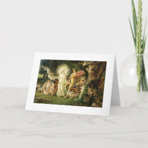 Cartes Pour Fêtes Annuelles Vintage - Titania and Oberon