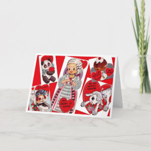 Cartes Pour Fêtes Annuelles Vintage Valentine