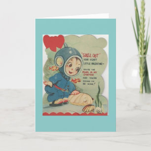 Cartes Pour Fêtes Annuelles Vintage Valentine - Vous êtes la Perle dans My Oys