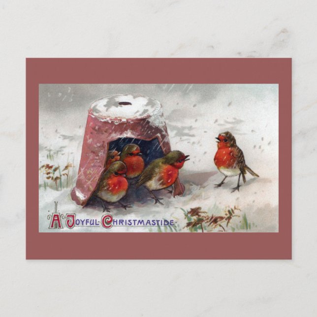 Cartes Pour Fêtes Annuelles Vintage Xmas (Devant)