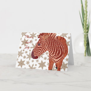 Cartes Pour Fêtes Annuelles Vintage Zebra