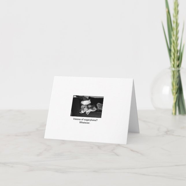 Cartes Pour Fêtes Annuelles Visions des prunes confites… (Devant)