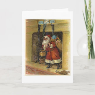 Cartes Pour Fêtes Annuelles Visites du père noël