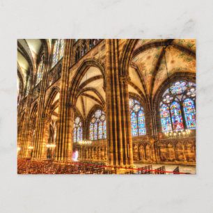 Cartes Pour Fêtes Annuelles Vitraux Staines Cathédrale de Strasbourg