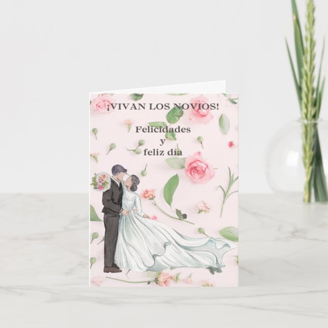 Cartes Pour Fêtes Annuelles Vivan los novios (Devant)