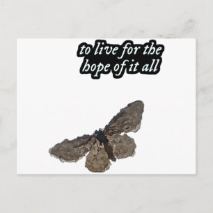 Cartes Pour Fêtes Annuelles Vivre pour l'espoir de tout Poursuivre l'espoir