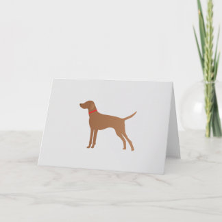 Cartes Pour Fêtes Annuelles Vizsla classique
