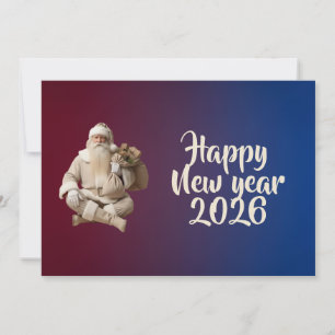 Cartes Pour Fêtes Annuelles vœu de nouvel an fort 
