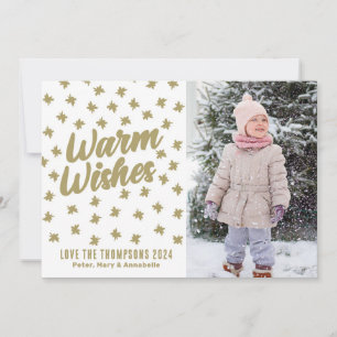 Cartes Pour Fêtes Annuelles Vœux chaleureux