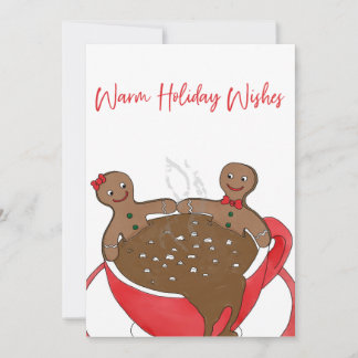 Cartes Pour Fêtes Annuelles Vœux chaleureux pour les vacances