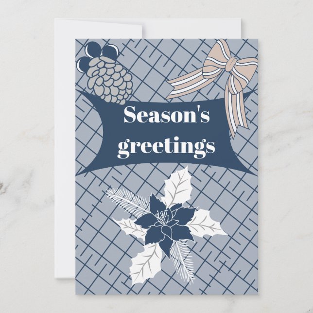 Cartes Pour Fêtes Annuelles Vœux de fin d'année (Devant)