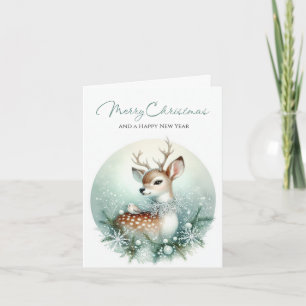 Cartes Pour Fêtes Annuelles Vœux de marbre et sentiment joyeux