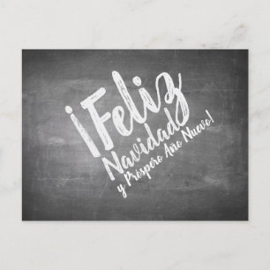 Cartes Pour Fêtes Annuelles Vœux de Noël sur le tableau noir