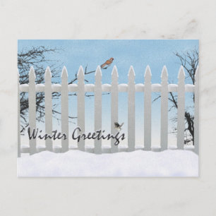 Cartes Pour Fêtes Annuelles Vœux d'hiver