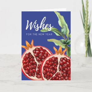 Cartes Pour Fêtes Annuelles Vœux pour la grenade de Roch Hachana 