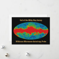 Voile Galaxy Voie Lactée sur l'univers WMAP