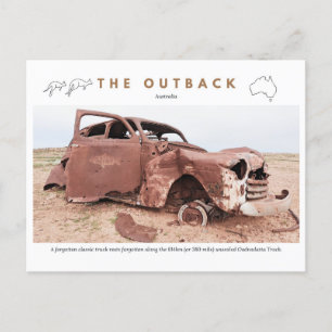 Cartes Pour Fêtes Annuelles Voiture Vintage abandonnée
