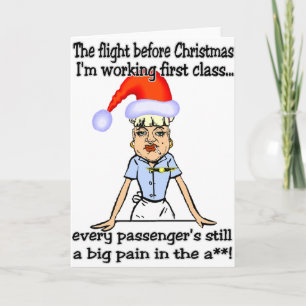 Cartes Pour Fêtes Annuelles Vol avant Noël
