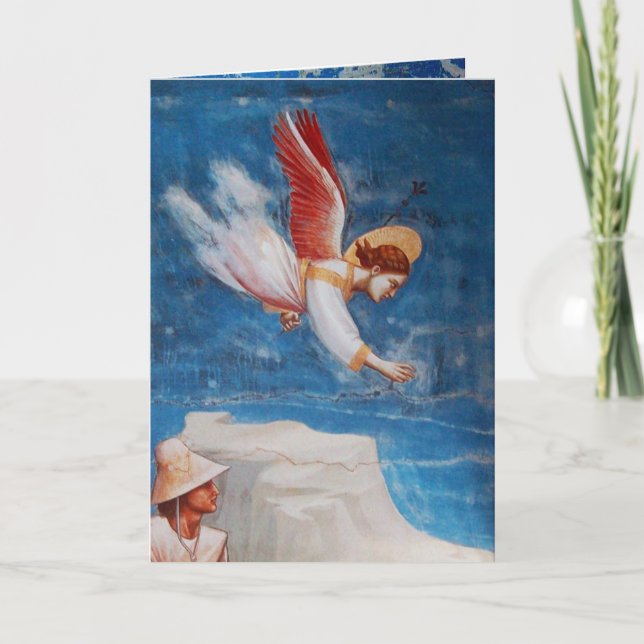 CARTES POUR FÊTES ANNUELLES VOL D'ANGES EN EGYPTE ET ST JOACHIM (Devant)