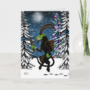 Cartes Pour Fêtes Annuelles Vom Krampus de Gruss