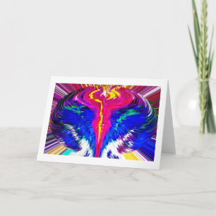 Cartes Pour Fêtes Annuelles Vortex temps et espace