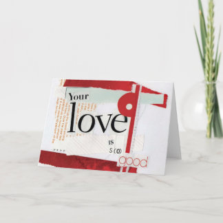 Cartes Pour Fêtes Annuelles Votre amour est si bon