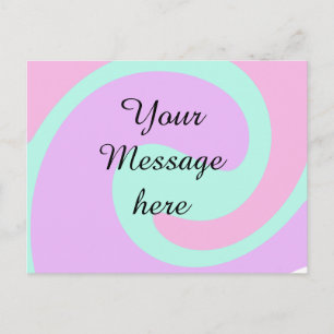 Cartes Pour Fêtes Annuelles Votre message ici ajouter du texte nom monogramme