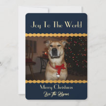 Votre Noël de photo ajoutent l'or de bleu de