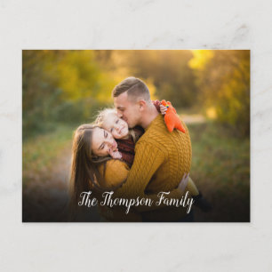 Cartes Pour Fêtes Annuelles Votre photo de famille préférée