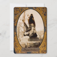 Votre propre photo 5x7 Vintage Frame Salutation pe