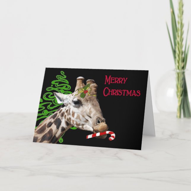 Cartes Pour Fêtes Annuelles Vous aiment un sucre de canne ? (Devant)