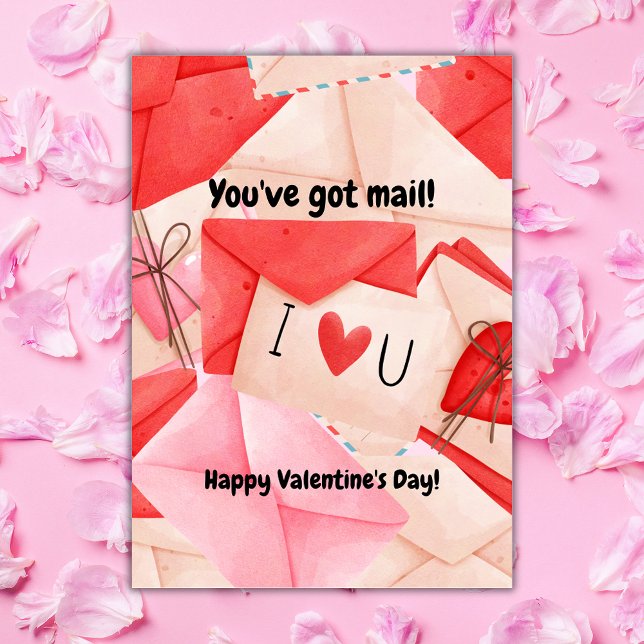 Cartes Pour Fêtes Annuelles Vous avez Mail Classroom Valentine's Day Photo (Créateur téléchargé)