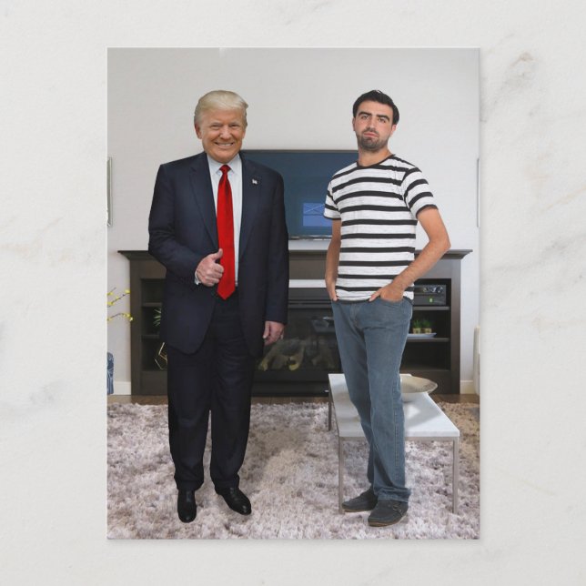 Cartes Pour Fêtes Annuelles Vous avez rencontré le président Donald Trump | Aj (Devant)