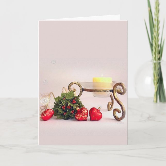 Cartes Pour Fêtes Annuelles Vous envoyant mon amour (Devant)