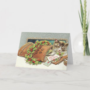 Cartes Pour Fêtes Annuelles Vous envoyer un petit bonhomme de Noël dans un sac