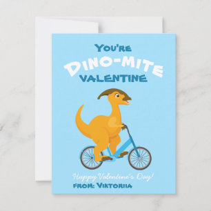 Cartes Pour Fêtes Annuelles Vous êtes Dino-mite ! Saint-Valentin dinosaure pou