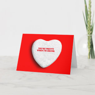 Cartes Pour Fêtes Annuelles VOUS êtes JOLIS QUAND je SUIS IVRE