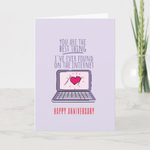 Cartes Pour Fêtes Annuelles Vous êtes la meilleure chose sur Internet Bonne An