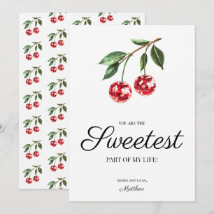 Cartes Pour Fêtes Annuelles Vous êtes la Saint Valentin des fruits la plus dou