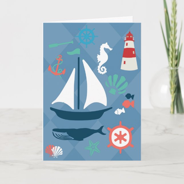 Cartes Pour Fêtes Annuelles Vous êtes l'Ancre de Mon Bateau (Devant)