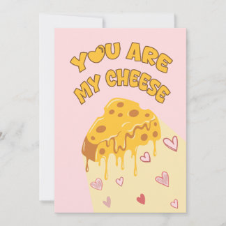 Cartes Pour Fêtes Annuelles Vous êtes mon fromage 