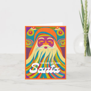 Cartes Pour Fêtes Annuelles Vous êtes mon Père Noël d'âme Boho Hippie Noël