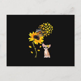 Cartes Pour Fêtes Annuelles Vous Êtes Mon Sunshine Tournesol Chihuahua Hommes 