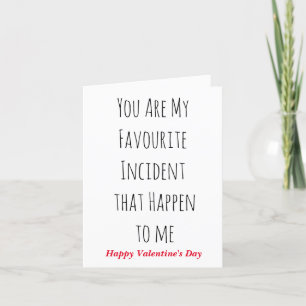 Cartes Pour Fêtes Annuelles Vous êtes My Favorite, Valentine's Holiday Card