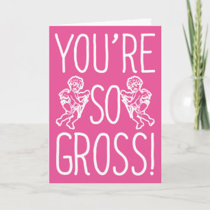 Cartes Pour Fêtes Annuelles Vous êtes si grossier anti-Valentin
