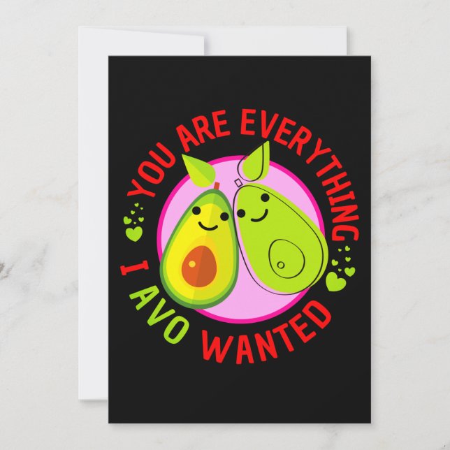 Cartes Pour Fêtes Annuelles Vous Êtes Tout Ce Que J'Avo Recherché Drôle (Devant)