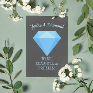 Cartes Pour Fêtes Annuelles Vous êtes un Encouragement Diamond Obtenez une car