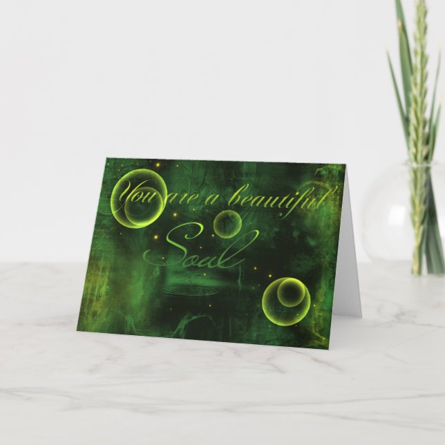 Cartes Pour Fêtes Annuelles Vous êtes une belle âme (Devant)